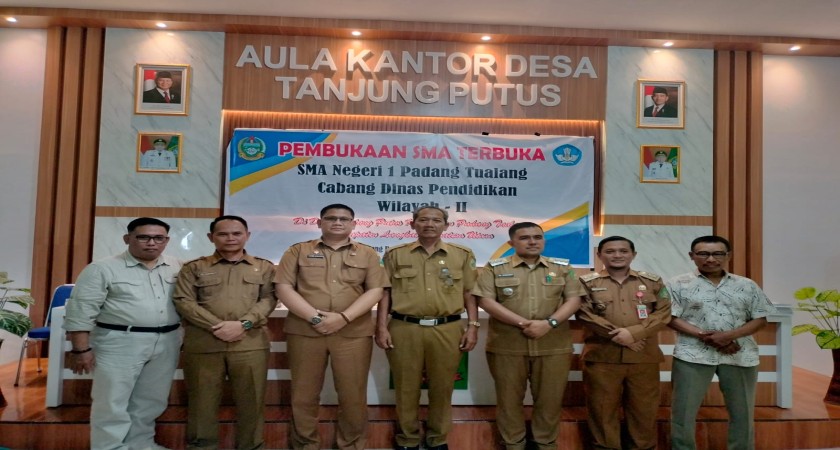Sosialisasi Pembukaan SMA Terbuka SMA Negeri 1 Padang Tualang